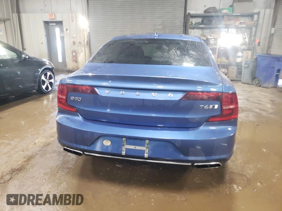 2020 Volvo S90 R-Design with VIN LVYA22MT9LP169906, listed as a Copart auction lot 48792825 with 70,494 mi miles and Salvage Title. Bid and sale history available at carsss.com. Image 6.