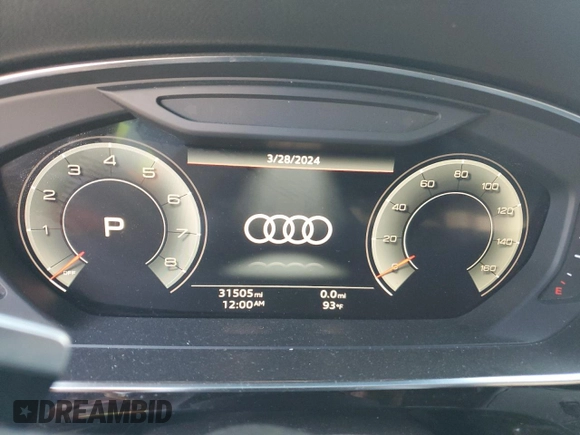 2021 Audi A8 with VIN WAU8EAF85MN015252, listed as a Copart auction lot 71368814 with 31,505 mi miles and Salvage Title. Bid and sale history available at carsss.com. Image 9.