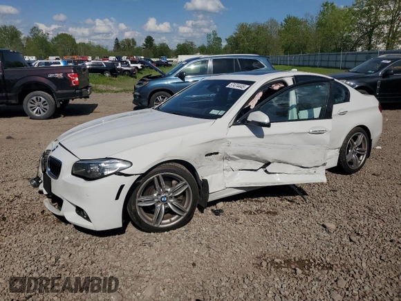 2014 BMW 5 Series 535i xDrive с VIN WBA5B3C59ED532644, выставлен на аукционе Copart как лот 57474445 с пробегом 83 808 миль миль и Списание • Salvage title. История ставок и продаж доступна на DreamBid. Изображение 1.
