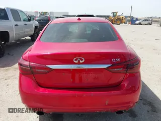 2021 Infiniti Q50 Luxe with VIN JN1EV7BP1MM705935, listed as a IAAI auction lot 42259901 with 52,813 mi miles and . Bid and sale history available at DreamBid. Image 16.