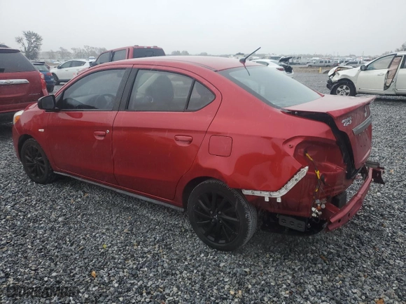 2020 Mitsubishi Mirage G4 SE with VIN ML32F4FJ2LHF04673, listed as a Copart auction lot 41934445 with 56,209 mi miles and Non Repairable. Bid and sale history available at carsss.com. Image 2.