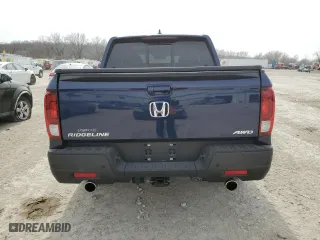 2021 Honda Ridgeline RTL-E with VIN 5FPYK3F7XMB022704, listed as a Copart auction lot 47239635 with 31,428 mi miles and Salvage Title. Bid and sale history available at carsss.com. Image 6.