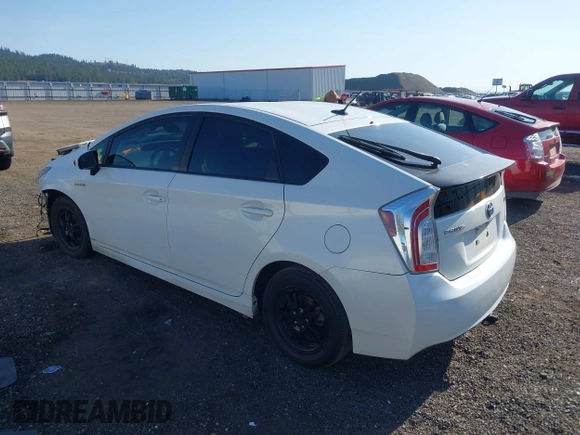 2013 Toyota Prius One with VIN JTDKN3DU7D5560938, listed as a IAAI auction lot 42159210 with 170,931 mi miles and . Bid and sale history available at DreamBid. Image 3.