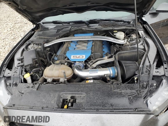 2015 Ford Mustang GT with VIN 1FA6P8CF8F5348585, listed as a Copart auction lot 56290945 with 94,706 mi miles and Salvage title. Bid and sale history available at DreamBid. Image 11.