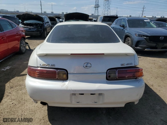 1997 Lexus SC 400 Luxury Sport Cpe with VIN JT8CH32Y1V1000518, listed as a Copart auction lot 53190495 with 245,085 mi miles and Clean Title. Bid and sale history available at carsss.com. Image 6.