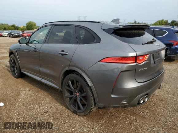 2019 Jaguar F-Pace SVR with VIN SADCZ2EEXKA608452, listed as a Copart auction lot 69069534 with 51,252 mi miles and Salvage title. Bid and sale history available at DreamBid. Image 2.