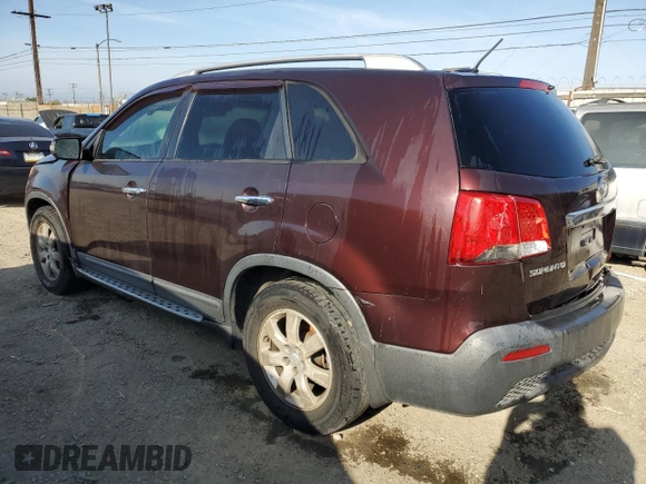 2012 Kia Sorento LX with VIN 5XYKT4A2XCG253591, listed as a Copart auction lot 50077515 with Not Provided miles and Clean Title. Bid and sale history available at carsss.com. Image 2.