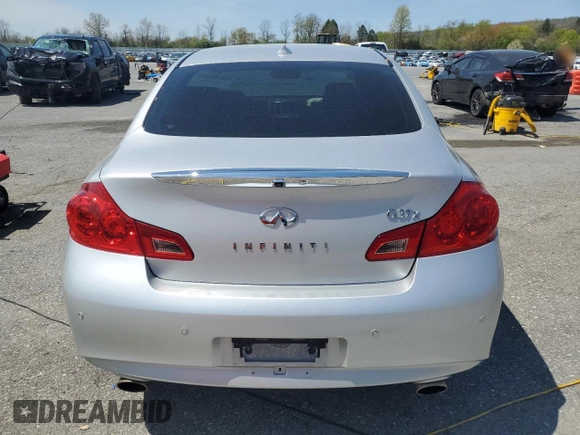 2010 Infiniti G37 x with VIN JN1CV6AR4AM252927, listed as a Copart auction lot 54189875 with 214,373 mi miles and Salvage Title. Bid and sale history available at carsss.com. Image 6.