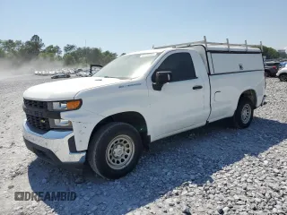 2020 Chevrolet Silverado 1500 Work Truck with VIN 3GCNWAEF8LG122810, listed as a Copart auction lot 52335935 with 99,971 mi miles and Clean Title. Bid and sale history available at carsss.com. Image 1.