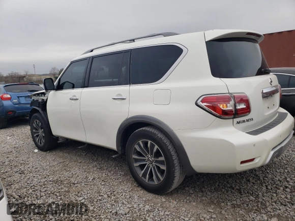 2017 Nissan Armada SL with VIN JN8AY2ND6H9006806, listed as a Copart auction lot 43195265 with 126,955 mi miles and Salvage Title. Bid and sale history available at carsss.com. Image 2.
