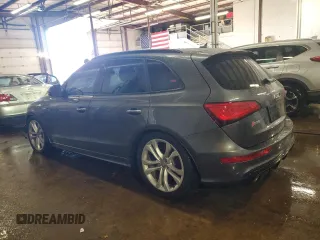 2015 Audi SQ5 Premium Plus with VIN WA1CGAFP6FA088827, listed as a Copart auction lot 86979944 with 82,094 mi miles and Salvage Title. Bid and sale history available at carsss.com. Image 2.