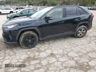 2019 Toyota RAV4 XLE with VIN JTMP1RFVXKD508099, listed as a Copart auction lot 51432015 with 90,487 mi miles and Salvage Title. Bid and sale history available at DreamBid. Image 1.