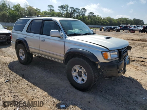 2000 Toyota 4Runner SR5 with VIN JT3GN86R2Y0162958, listed as a Copart auction lot 51526165 with 249,635 mi miles and Salvage Title. Bid and sale history available at DreamBid. Image 4.
