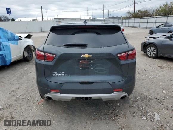 2020 Chevrolet Blazer LT с VIN 3GNKBHRS7LS567039, выставлен на аукционе Copart как лот 82210574 с пробегом 75 162 миль миль и Списание • Salvage title. История ставок и продаж доступна на DreamBid. Изображение 6.