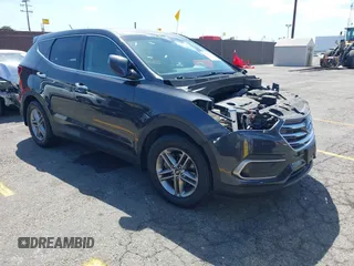 2018 Hyundai Santa Fe 2.4L with VIN 5XYZT3LB7JG545010, listed as a IAAI auction lot 42272521 with 67,571 mi miles and . Bid and sale history available at DreamBid. Image 1.