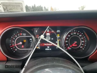 2021 Jeep Wrangler Rubicon with VIN 1C4HJXCG8MW857560, listed as a Copart auction lot 76726934 with 43,366 mi miles and Salvage title. Bid and sale history available at DreamBid. Image 9.