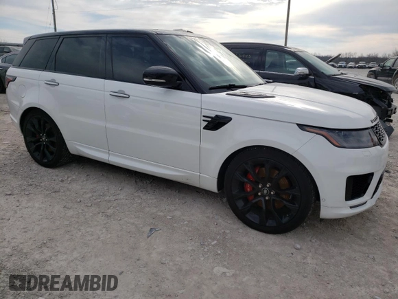 2021 Land Rover Range Rover Sport HST with VIN SALWS2RU8MA786662, listed as a Copart auction lot 40793324 with 56,300 mi miles and Salvage Title. Bid and sale history available at carsss.com. Image 4.