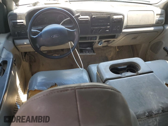 2006 Ford F-250 XL with VIN 1FTSX20576EC87733, listed as a Copart auction lot 62748595 with 285,236 mi miles and Salvage title. Bid and sale history available at DreamBid. Image 8.