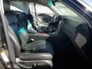 2006 Lexus IS 250 with VIN JTHCK262365003626, listed as a Copart auction lot 50768335 with 252,699 mi miles and Salvage Title. Bid and sale history available at DreamBid. Image 7.