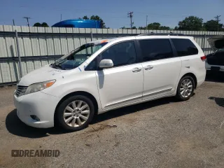 2014 Toyota Sienna XLE with VIN 5TDYK3DCXES480202, listed as a Copart auction lot 63235735 with 162,740 mi miles and Salvage title. Bid and sale history available at DreamBid. Image 1.