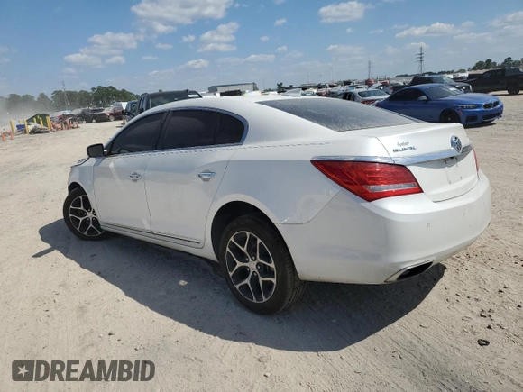 2016 Buick LaCrosse Sport Touring with VIN 1G4G45G33GF282704, listed as a Copart auction lot 72803534 with 142,347 mi miles and Salvage Title. Bid and sale history available at carsss.com. Image 2.