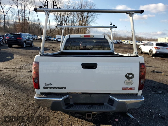 2006 GMC Canyon Work Truck with VIN 1GTCS148368167248, listed as a Copart auction lot 86637634 with 84,023 mi miles and Salvage Title. Bid and sale history available at carsss.com. Image 6.