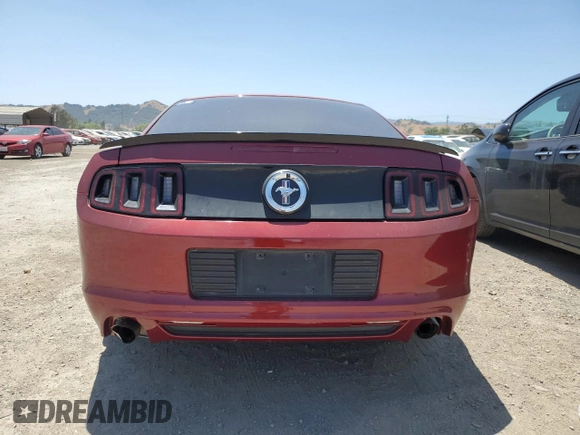 2014 Ford Mustang V6 with VIN 1ZVBP8AM5E5217295, listed as a Copart auction lot 61472765 with 141,580 mi miles and Salvage title. Bid and sale history available at DreamBid. Image 6.