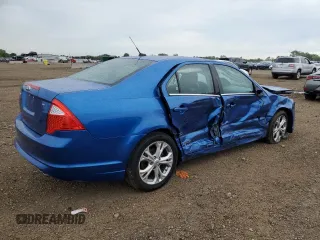 2012 Ford Fusion SE with VIN 3FAHP0HA5CR113996, listed as a Copart auction lot 61721035 with 86,749 mi miles and Salvage title. Bid and sale history available at DreamBid. Image 3.