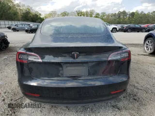 2023 Tesla Model 3 with VIN 5YJ3E1EA1PF437099, listed as a Copart auction lot 51647135 with 122,420 mi miles and Salvage Title. Bid and sale history available at carsss.com. Image 6.