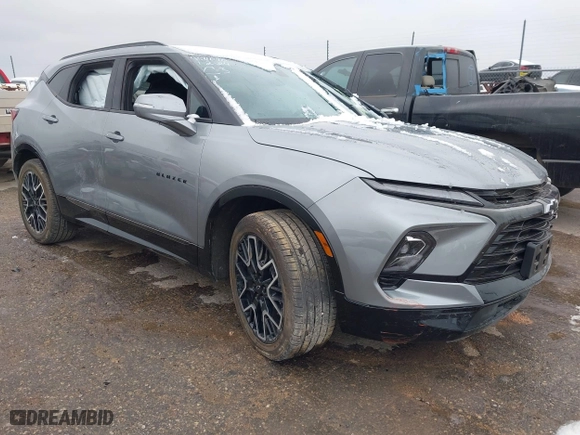 2023 Chevrolet Blazer RS with VIN 3GNKBERS5PS140222, listed as a IAAI auction lot 41272096 with 16,188 mi miles. Bid and sale history available at carsss.com. Image 1.