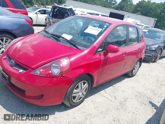 2008 Honda Fit with VIN JHMGD384X8S073855, listed as a IAAI auction lot 42581680 with 168,646 mi miles and . Bid and sale history available at DreamBid. Image 2.