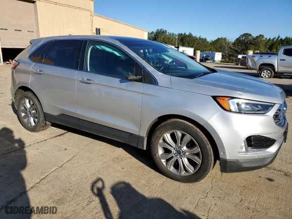 2019 Ford Edge Titanium with VIN 2FMPK3K95KBC37294, listed as a Copart auction lot 46328805 with 138,818 mi miles and Salvage Title. Bid and sale history available at carsss.com. Image 4.