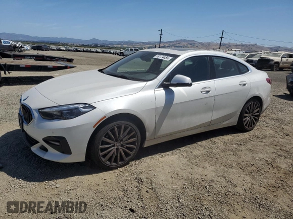 2020 BMW 2 Series 228i xDrive with VIN WBA73AK02L7F72756, listed as a Copart auction lot 59174455 with 60,415 mi miles and Salvage title. Bid and sale history available at DreamBid. Image 1.