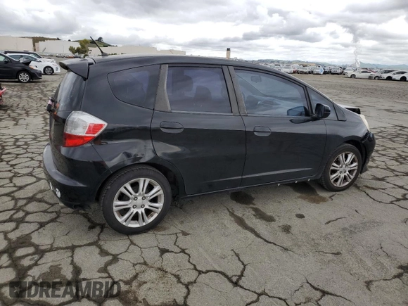 2010 Honda Fit Sport with VIN JHMGE8H49AC039500, listed as a Copart auction lot 53576655 with 170,571 mi miles and Salvage Title. Bid and sale history available at carsss.com. Image 3.