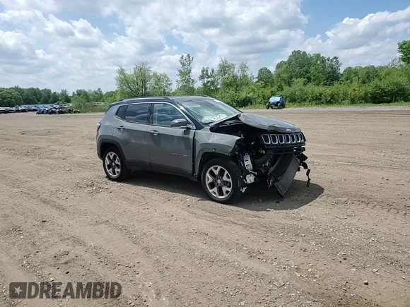 2020 Jeep Compass Limited z VIN 3C4NJDCB4LT137148, wystawiony jako Copart lot #59091465 z przebiegiem 48 117 mil mil oraz Szkoda całkowita • Salvage title. Historia ofert i sprzedaży dostępna na DreamBid. Obrazek 14.