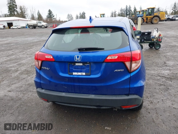 2018 Honda HR-V LX with VIN 3CZRU6H37JM712432, listed as a IAAI auction lot 41777654 with 14,385 mi miles. Bid and sale history available at carsss.com. Image 16.