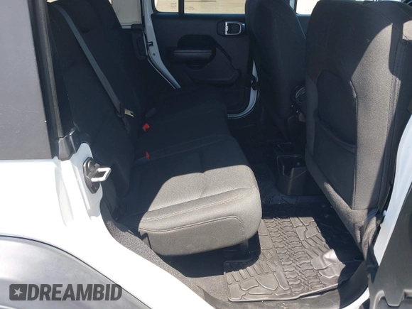 2018 Jeep Wrangler Unlimited Sport with VIN 1C4HJXDG4JW319142, listed as a IAAI auction lot 42702550 with 72,023 mi miles and . Bid and sale history available at DreamBid. Image 8.