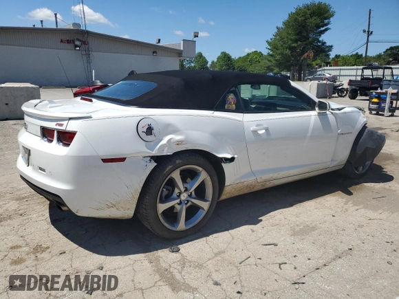 2013 Chevrolet Camaro LT with VIN 2G1FC3D39D9237730, listed as a Copart auction lot 58096214 with 86,261 mi miles and Non repairable. Bid and sale history available at DreamBid. Image 3.