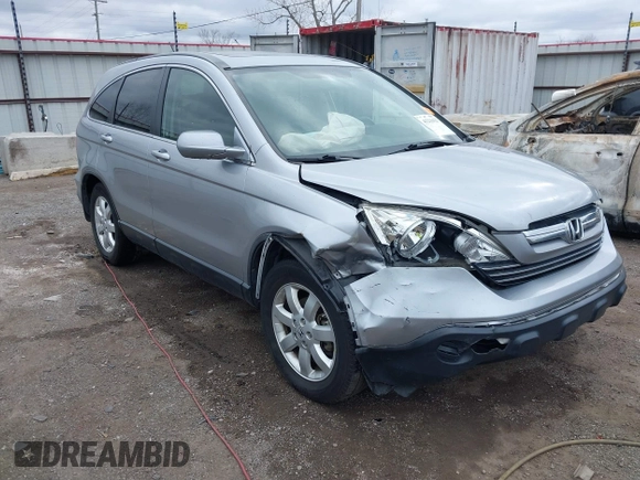 2007 Honda CR-V EX-L with VIN JHLRE48777C103364, listed as a IAAI auction lot 41216423 with 152,630 mi miles. Bid and sale history available at carsss.com. Image 1.