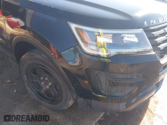 2017 Ford Police Interceptor Utility with VIN 1FM5K8AT7HGB55148, listed as a IAAI auction lot 40736361 with 100,962 mi miles and . Bid and sale history available at DreamBid. Image 6.