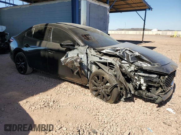 2022 Mazda 3 2.5 Turbo with VIN JM1BPBAY5N1508986, listed as a Copart auction lot 58207155 with 53,601 mi miles and Salvage title. Bid and sale history available at DreamBid. Image 4.