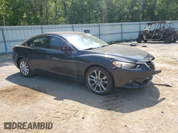 2015 Mazda 6 i Grand Touring with VIN JM1GJ1W69F1168512, listed as a Copart auction lot 53150995 with 130,205 mi miles and Salvage Title. Bid and sale history available at DreamBid. Image 4.