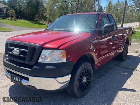 2008 Ford F-150 XL with VIN 1FTRF12228KD16767, listed as a Copart auction lot 56191835 with 220,522 mi miles and Clean Title. Bid and sale history available at carsss.com. Image 2.