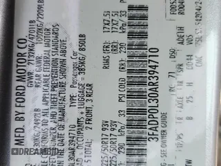 2010 Ford Fusion Hybrid z VIN 3FADP0L30AR394710, wystawiony jako Copart lot #60652485 z przebiegiem 114 135 mil mil oraz Szkoda całkowita • Salvage title. Historia ofert i sprzedaży dostępna na DreamBid. Obrazek 12.