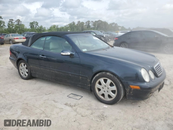 2002 Mercedes-Benz CLK with VIN WDBLK65G32T114364, listed as a Copart auction lot 54966935 with Not Provided miles and Clean Title. Bid and sale history available at carsss.com. Image 4.