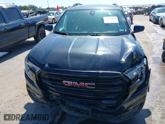 2022 GMC Terrain SLE with VIN 3GKALMEV2NL314044, listed as a IAAI auction lot 41946903 with 25,801 mi miles. Bid and sale history available at carsss.com. Image 6.