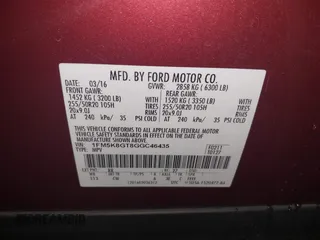 2016 Ford Explorer Sport z VIN 1FM5K8GT8GGC46435, wystawiony jako IAAI lot #42396302 z przebiegiem 124 604 mil mil oraz . Historia ofert i sprzedaży dostępna na DreamBid. Obrazek 9.
