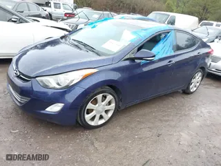2012 Hyundai Elantra GLS with VIN 5NPDH4AE6CH098292, listed as a IAAI auction lot 41475661 with 94,083 mi miles. Bid and sale history available at carsss.com. Image 2.