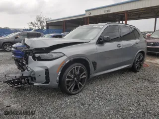 2025 BMW X5 M60i with VIN 5UX33EU0XS9Y31823, listed as a Copart auction lot 89149645 with 0 mi miles and Salvage Title. Bid and sale history available at carsss.com. Image 1.