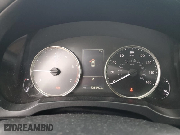 2023 Lexus IS 300 with VIN JTHCA1D29P5125490, listed as a Copart auction lot 86061184 with 42,569 mi miles and Salvage title. Bid and sale history available at DreamBid. Image 9.